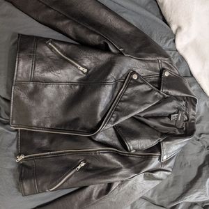 Oversized biker jacket